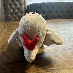 Ganz Elephant And Friend Disney Christmas Red Bird Plaid Bow HX11511 No Code 12"